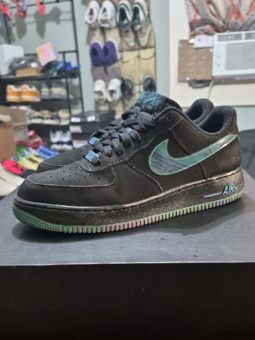 Nike Air Force 1 Low "Marbled Swoosh Pack" (2014) M10/W11.5 EUC - Picture 2 of 10